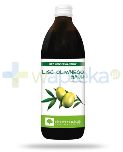 zdjęcie produktu Alter Medica Liść oliwnego gaju sok z liści oliwki europejskiej pasteryzowany 500 ml