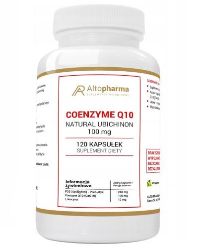 podgląd produktu Altopharma Coenzyme Q10 100 mg (koenzym Q10) + L-leucyna + Prebiotyk 120 kapsułek