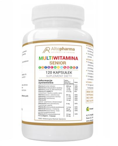 podgląd produktu Altopharma Multiwitamina Senior 120 kapsułek