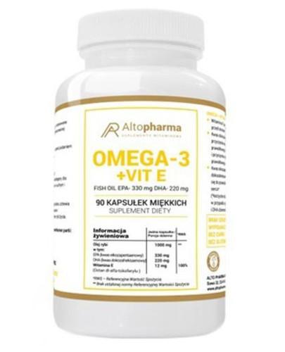 podgląd produktu Altopharma Omega 3 1000 mg + Witamina E 90 kapsułek miękkich