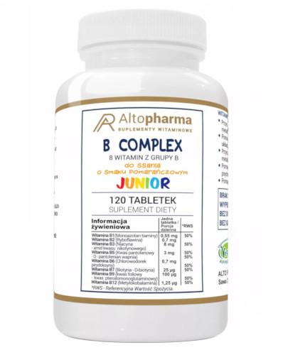 zdjęcie produktu Altopharma Witamina B Complex Junior 120 tabletek do ssania
