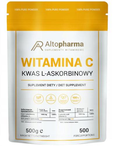 podgląd produktu Altopharma Witamina C Kwas L-Askorbinowy proszek 500 g