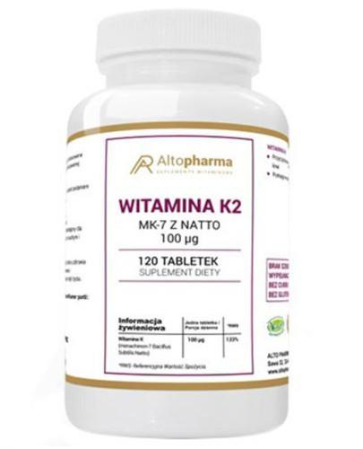 zdjęcie produktu Altopharma Witamina K2 MK-7 z Natto 100 µg 120 tabletek