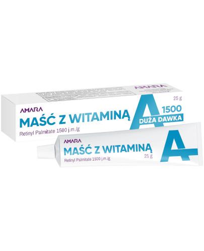 podgląd produktu Amara maść z witaminą A 25 g