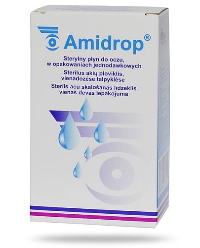 podgląd produktu Amidrop płyn do przemywania oczu 10 ml 