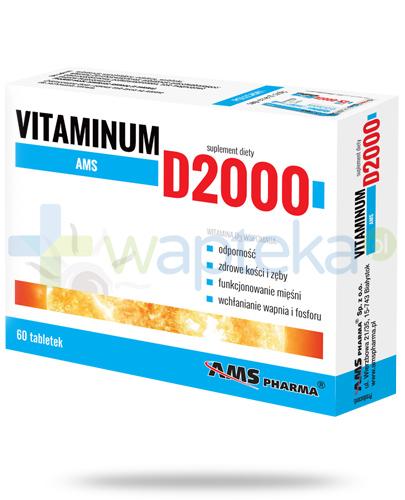 podgląd produktu AMS Vitaminum D 2000 60 tabletek