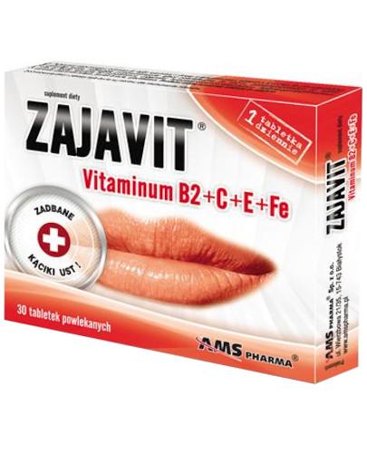 zdjęcie produktu AMS Zajavit vitaminum B2+C+E+Fe 30 tabletek