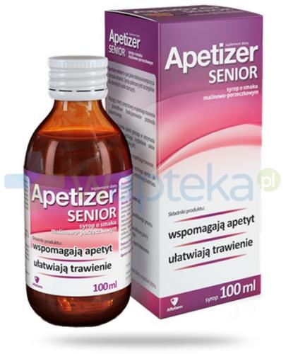 podgląd produktu Apetizer Senior Syrop o smaku malinowo-porzeczkowym 100 ml