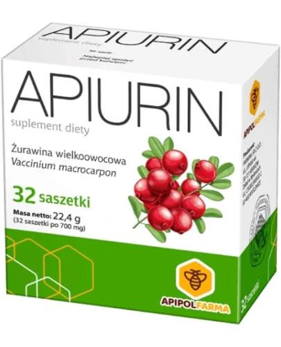 podgląd produktu Apiurin Żurawina wielkoowocowa 32 saszetki