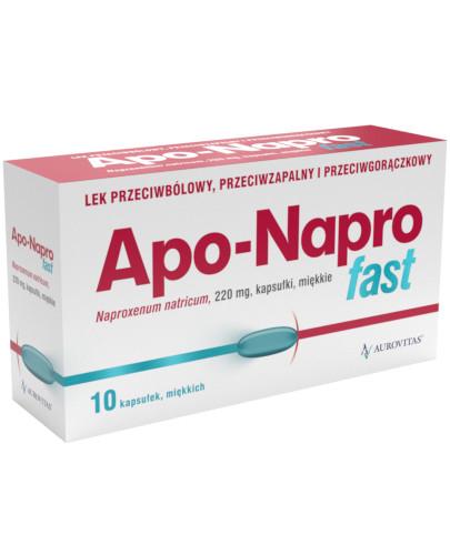 podgląd produktu Apo-Napro Fast 220 mg 10 kapsułek