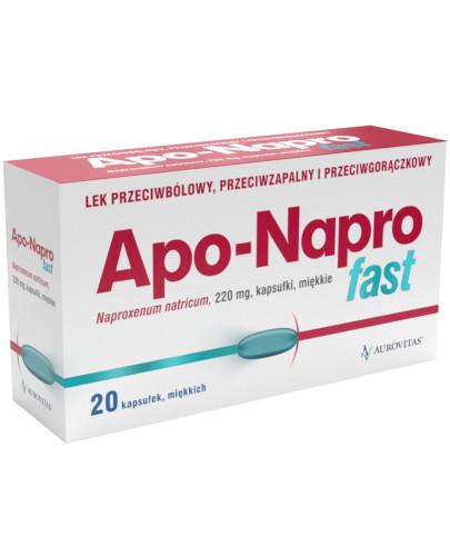 zdjęcie produktu Apo-Napro Fast 220 mg 20 kapsułek