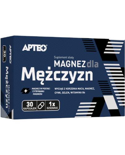podgląd produktu Apteo Magnez dla mężczyzn 30 kapsułek