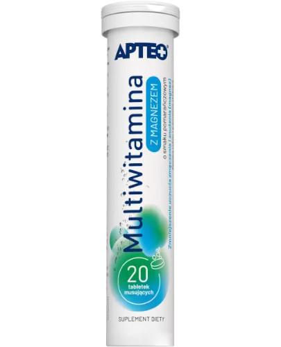 podgląd produktu Apteo Multiwitamina z magnezem 20 tabletek musujących