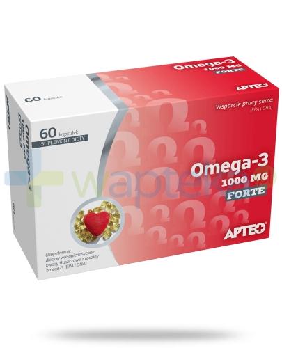 podgląd produktu Apteo Omega-3 forte 1000mg 60 kapsułek