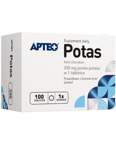 zdjęcie produktu Apteo Potas 300 mg 100 tabletek