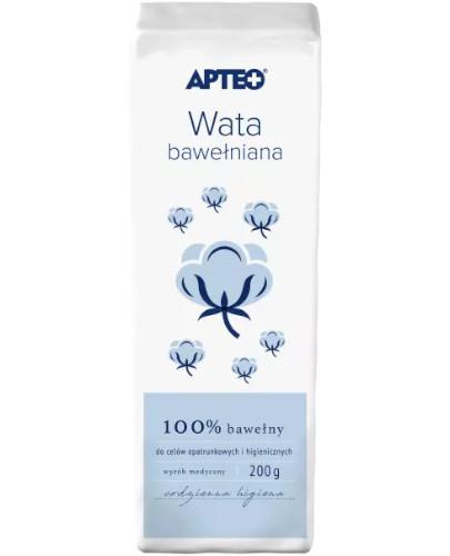 podgląd produktu Apteo wata bawełniana 200 g