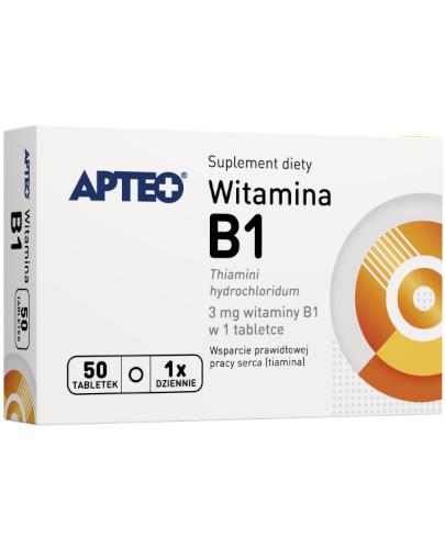 podgląd produktu Apteo Witamina B1 3mg 50 tabletek