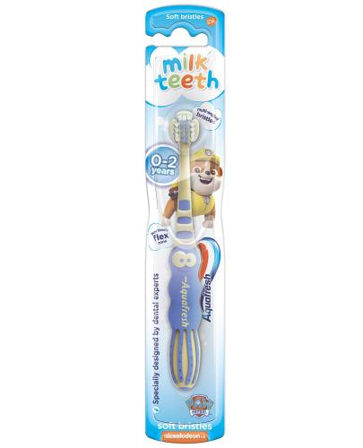 podgląd produktu Aquafresh Milk Teeth szczoteczka do zębów dla dzieci 0-2 lat soft 1 sztuka
