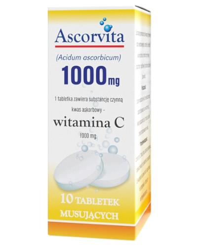 podgląd produktu Ascorvita 1000 mg 10 tabletek musujących