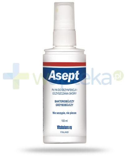 zdjęcie produktu Asept aerozol do dezynfekcji i oczyszczania skóry 100 ml