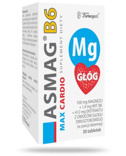 zdjęcie produktu Asmag B6 Max Cardio 30 tabletek