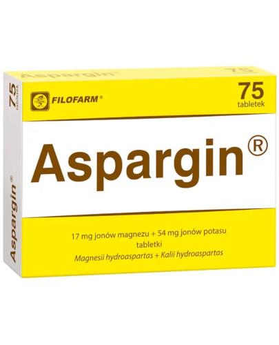 zdjęcie produktu Aspargin 17 mg + 54 mg 75 tabletek