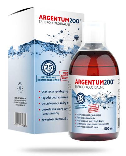 podgląd produktu Aura Herbals Argentum200 Srebro Koloidalne 25 ppm tonik 500 ml