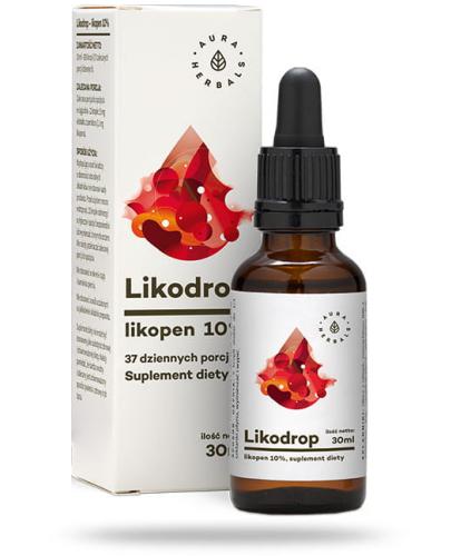 podgląd produktu Aura Herbals Likodrop likopen 10% krople 30 ml 