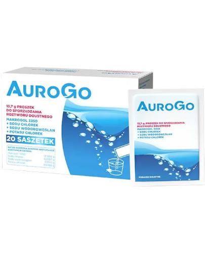 zdjęcie produktu AuroGo 13,7 g proszek do sporządzania roztworu doustnego 20 saszetek