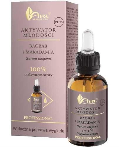zdjęcie produktu Ava Aktywator Młodości Plus Baobab i Makadamia serum olejowe do twarzy 30 ml