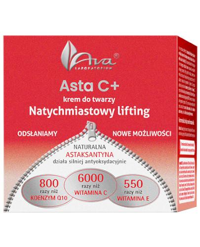 zdjęcie produktu Ava Asta C + Natychmiastowy lifting krem do twarzy 50 ml