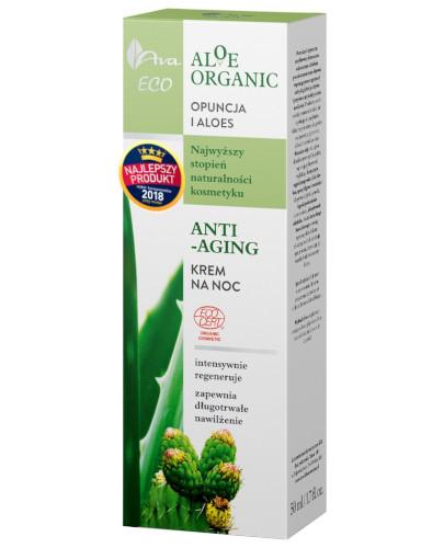 podgląd produktu Ava Eco Aloe Organic krem na noc anti-aging 50 ml