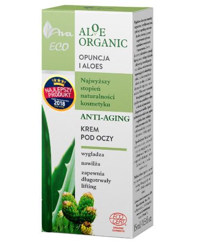 podgląd produktu Ava Eco Aloe Organic krem pod oczy anti-aging 15 ml