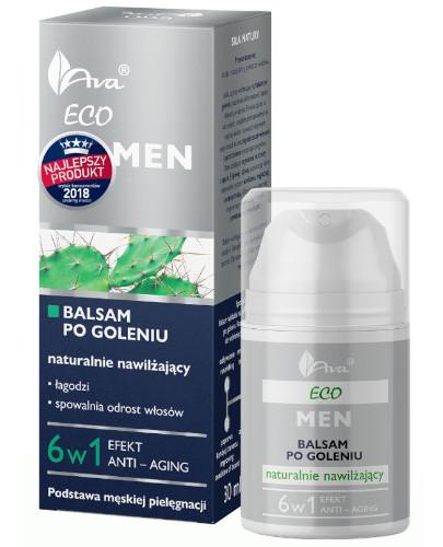 podgląd produktu Ava Eco MEN nawilżający balsam po goleniu 6w1 50 ml