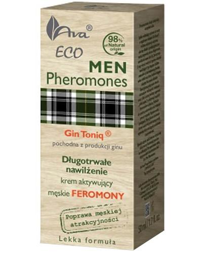 podgląd produktu Ava Eco Men Pheromones długotrwałe nawilżenie krem do twarzy 50 ml