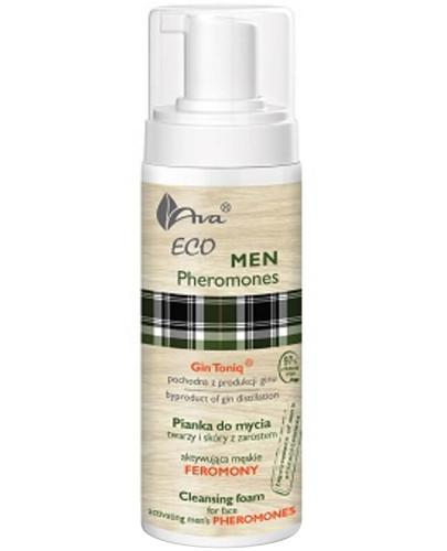 podgląd produktu Ava Eco Men Pheromones pianka do mycia twarzy i skóry z zarostem 150 ml