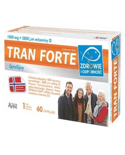 podgląd produktu Avec Pharma Tran Familijny Forte 60 kapsułek