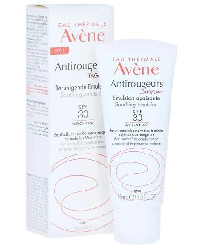 podgląd produktu Avene Antirougeurs emulsja kojąca do twarzy na dzień SPF30 na 40 ml