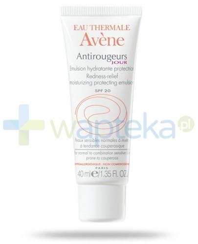 podgląd produktu Avene Antirougeurs Jour emulsja SPF20 do skóry naczynkowej 40 ml