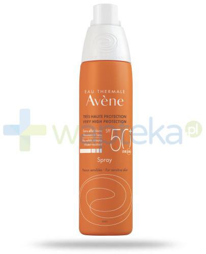 podgląd produktu Avene spray SPF 50+ 200 ml