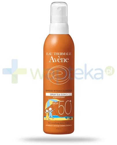 podgląd produktu Avene Sun SPF50+ mleczko ochronne dla dzieci w sprayu 200 ml