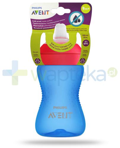 podgląd produktu Avent Philips My Grippy kubek niebieski 300 ml z miękkim, odpornym na gryzienie ustnikiem dla dzieci 9m+ [SCF802/01]