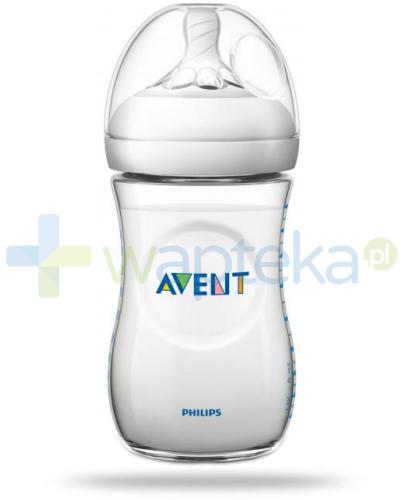 zdjęcie produktu Avent Philips Natural butelka dla niemowląt 260 ml ze smoczkiem o wolnym wypływie 1m+ [SCF033/17]