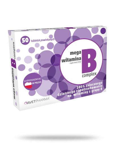 podgląd produktu AvetPharma Mega witamina B Complex 50 tabletek 