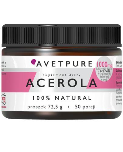 podgląd produktu Avetpure Acerola proszek 72,5 g