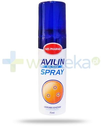 podgląd produktu Nes Pharma Avilin Balsam Spray opatrunek adhezyjny 75 ml