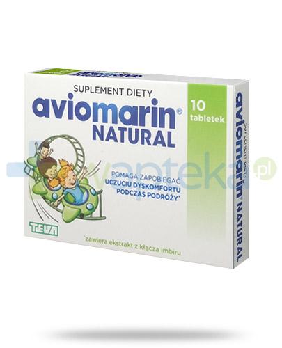 podgląd produktu Aviomarin Natural 10 tabletek