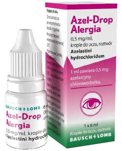 podgląd produktu Azel-Drop Alergia 0,5 mg/ml krople do oczu 6 ml