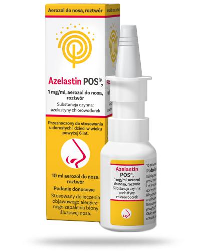 podgląd produktu Azelastin POS 1 mg/ml aerozol do nosa 10 ml 