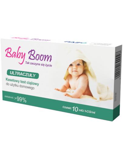 zdjęcie produktu Baby Boom test ciążowy kasetowy ultraczuły 1 sztuka
